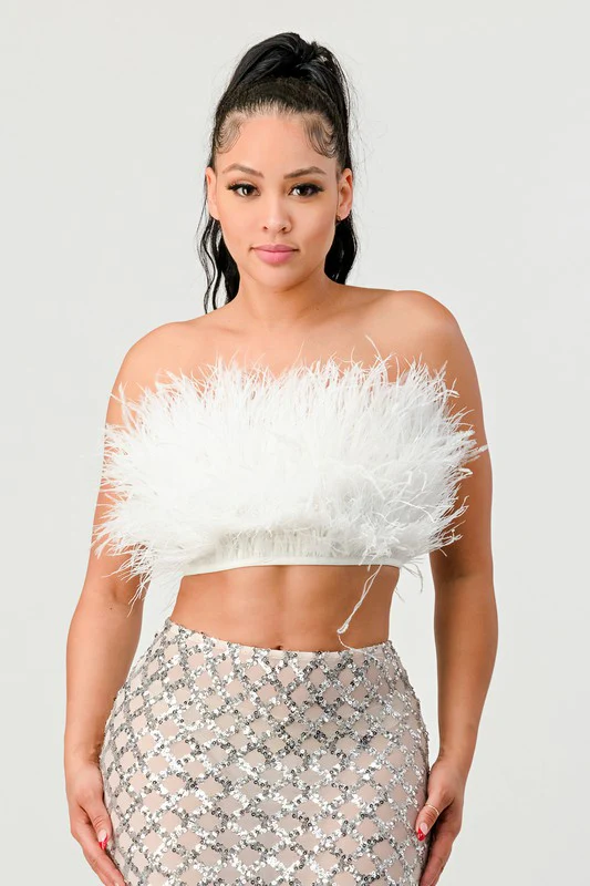 Don't Mess With My Fur Crop Tube Top - Image 5