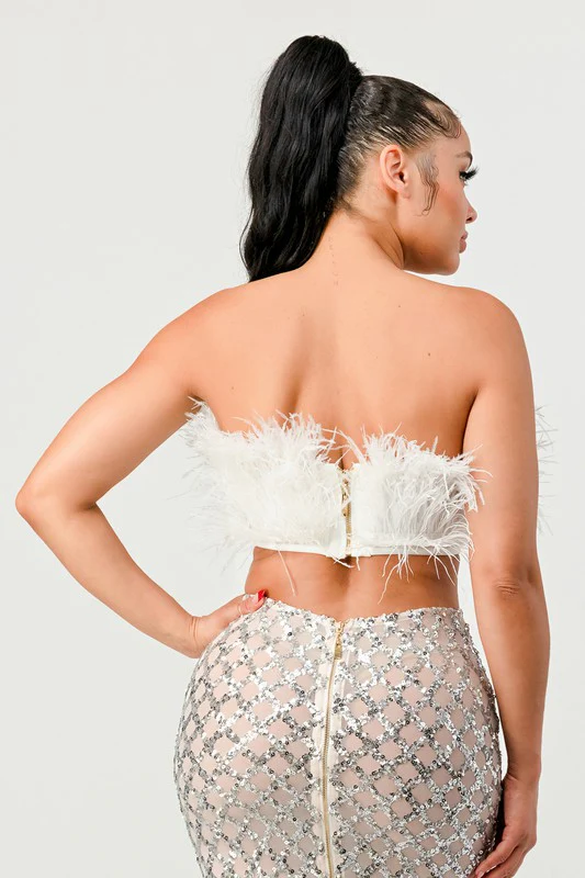 Don't Mess With My Fur Crop Tube Top - Image 8