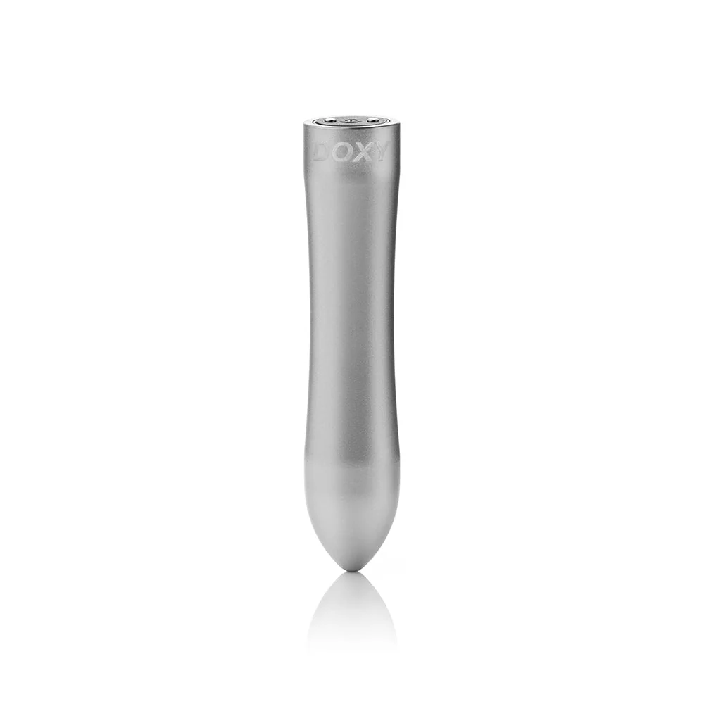 Doxy Bullet Rechargeable Vibrator Silver - Image 3