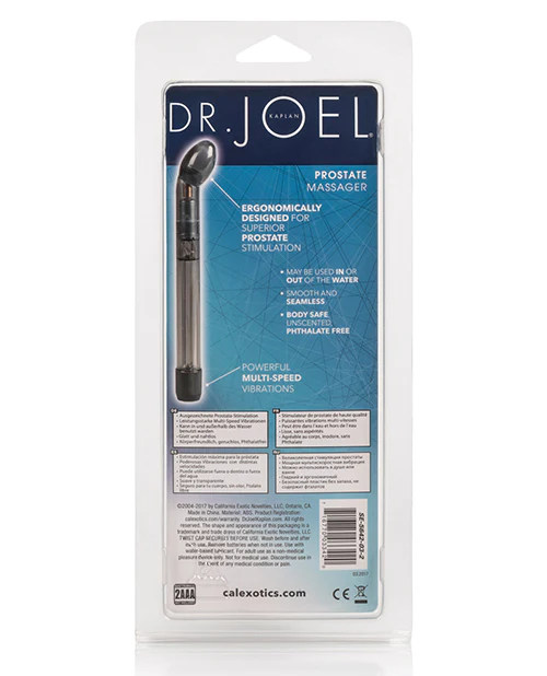 Dr Joel Kaplan 7.5" Prostate Massager - Black - Image 2