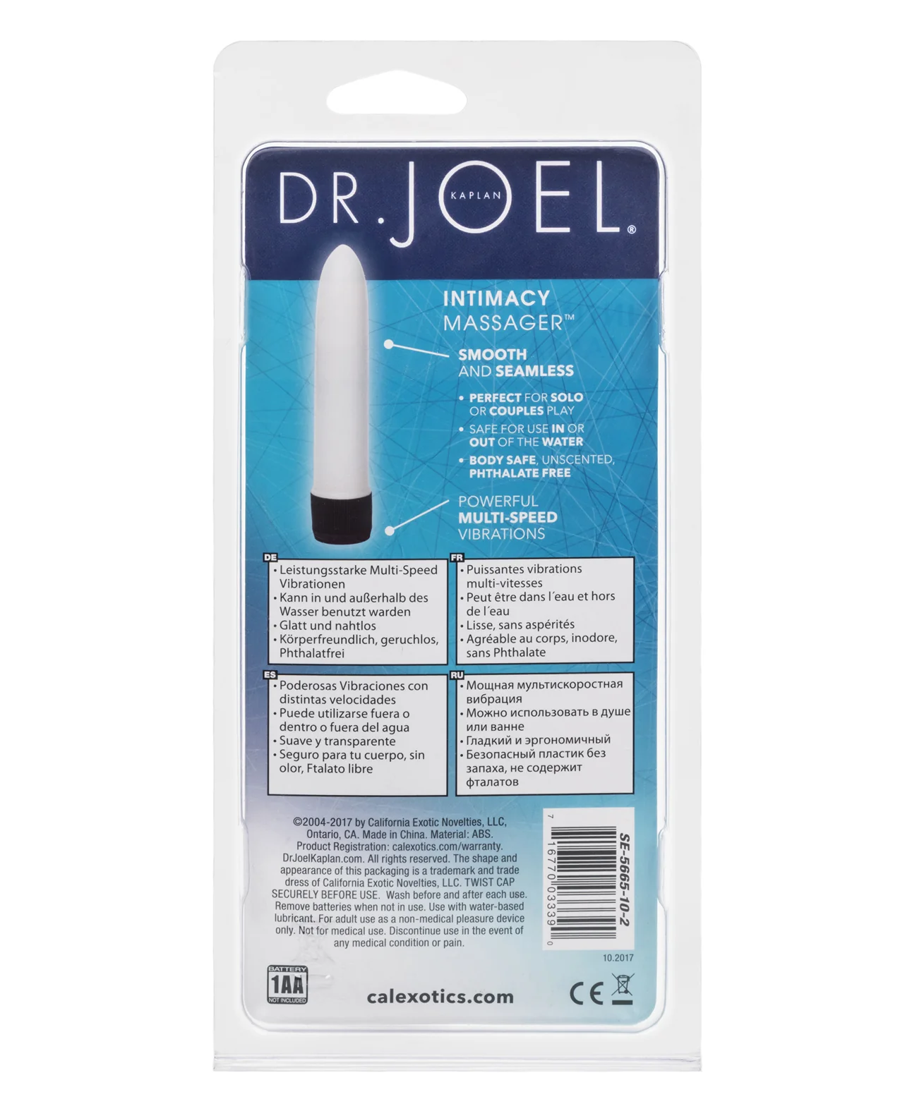Dr. Joel Kaplan Intimacy Massager 4.5" - White - Image 2