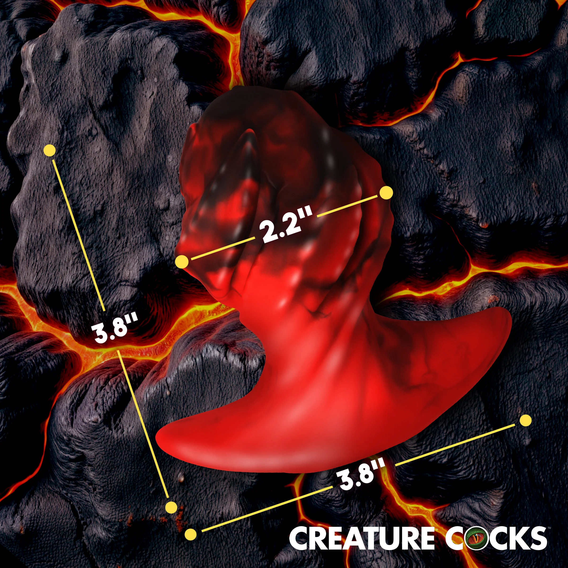 Dragonspawn Silicone Butt Plug - Medium - Image 6