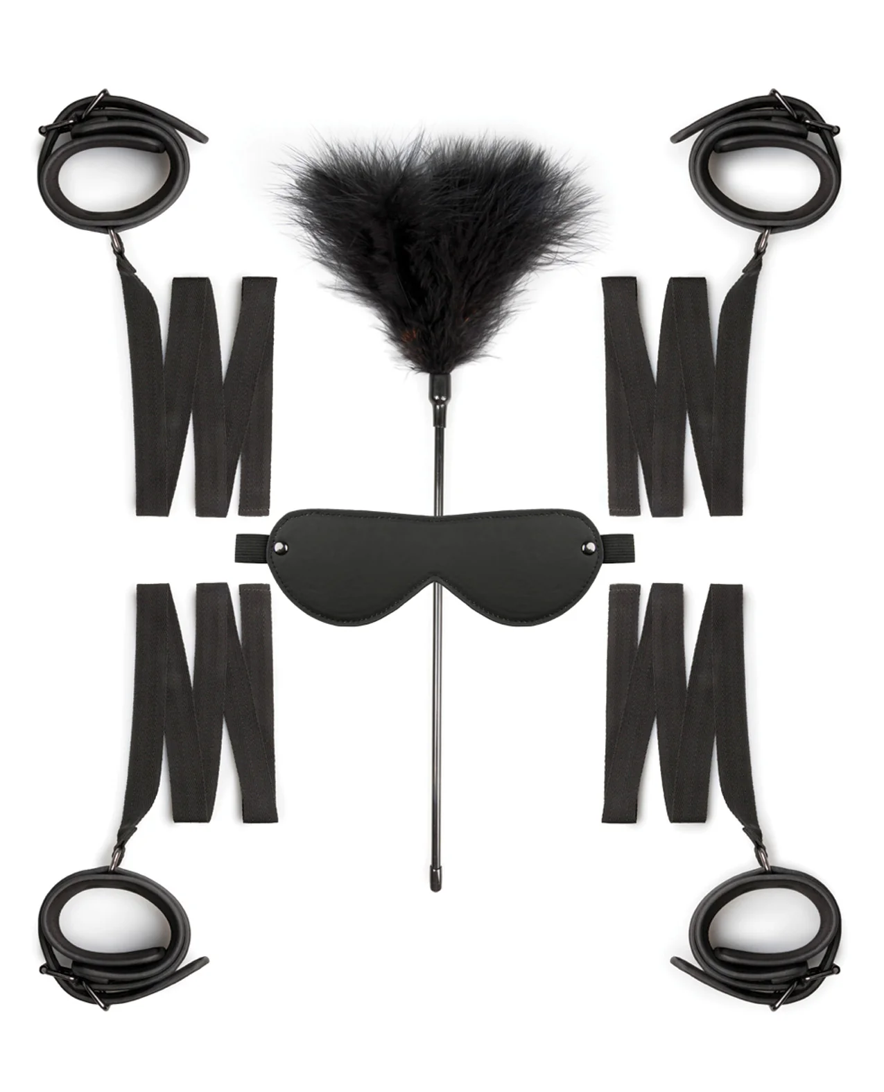 Easy Toys Beginners 6 Piece Beginners Bondage Set - Black - Image 2