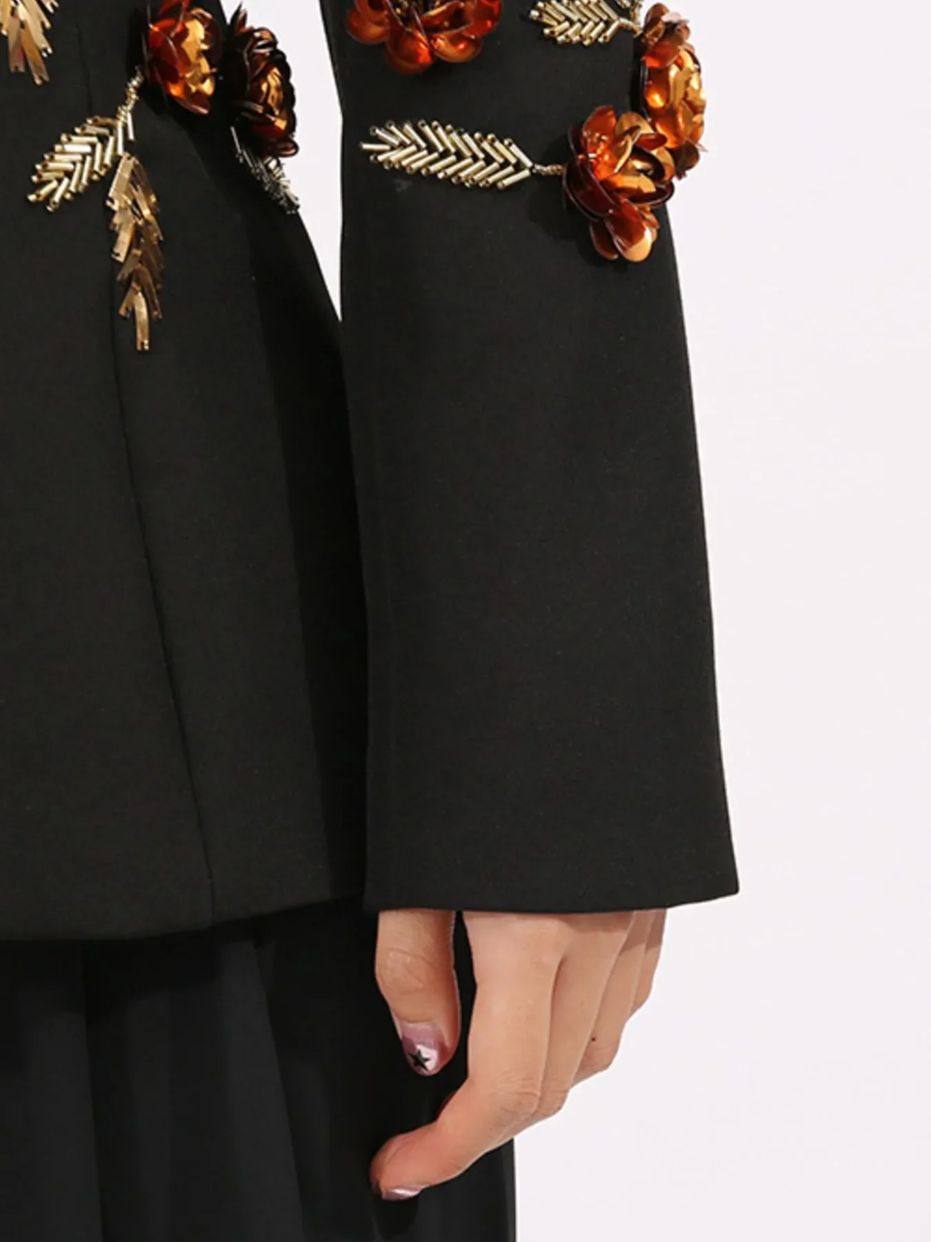 Embroidered Long Sleeve Blazer - Image 9