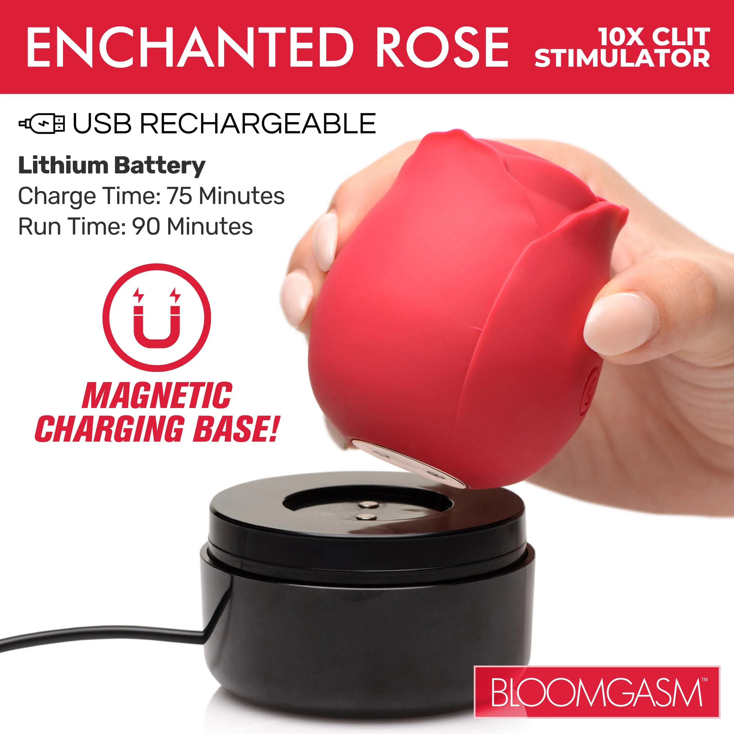 Enchanted Rose 10x Clit Stimulator - Image 3