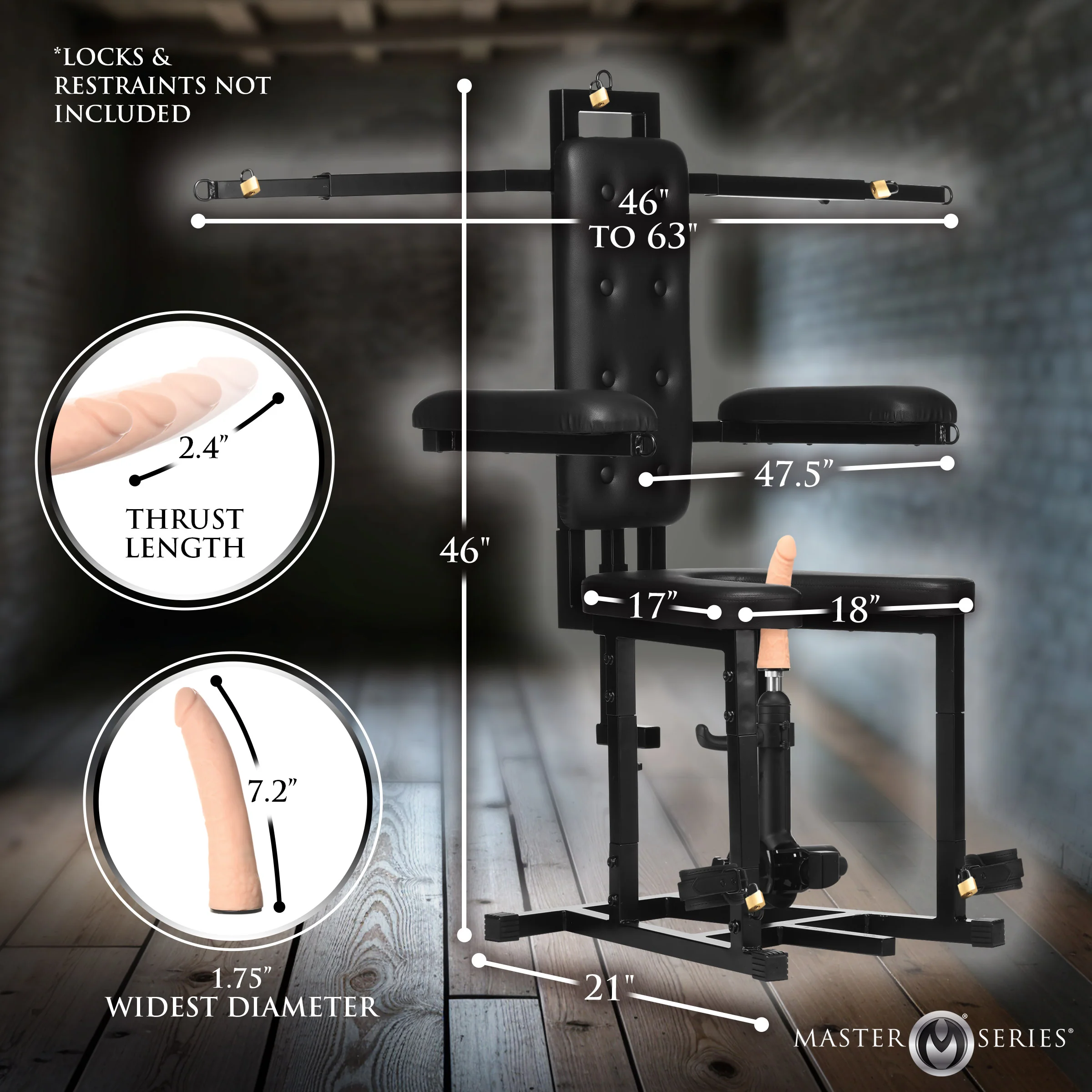 Enforcer Chair With Sex Machine - Image 6