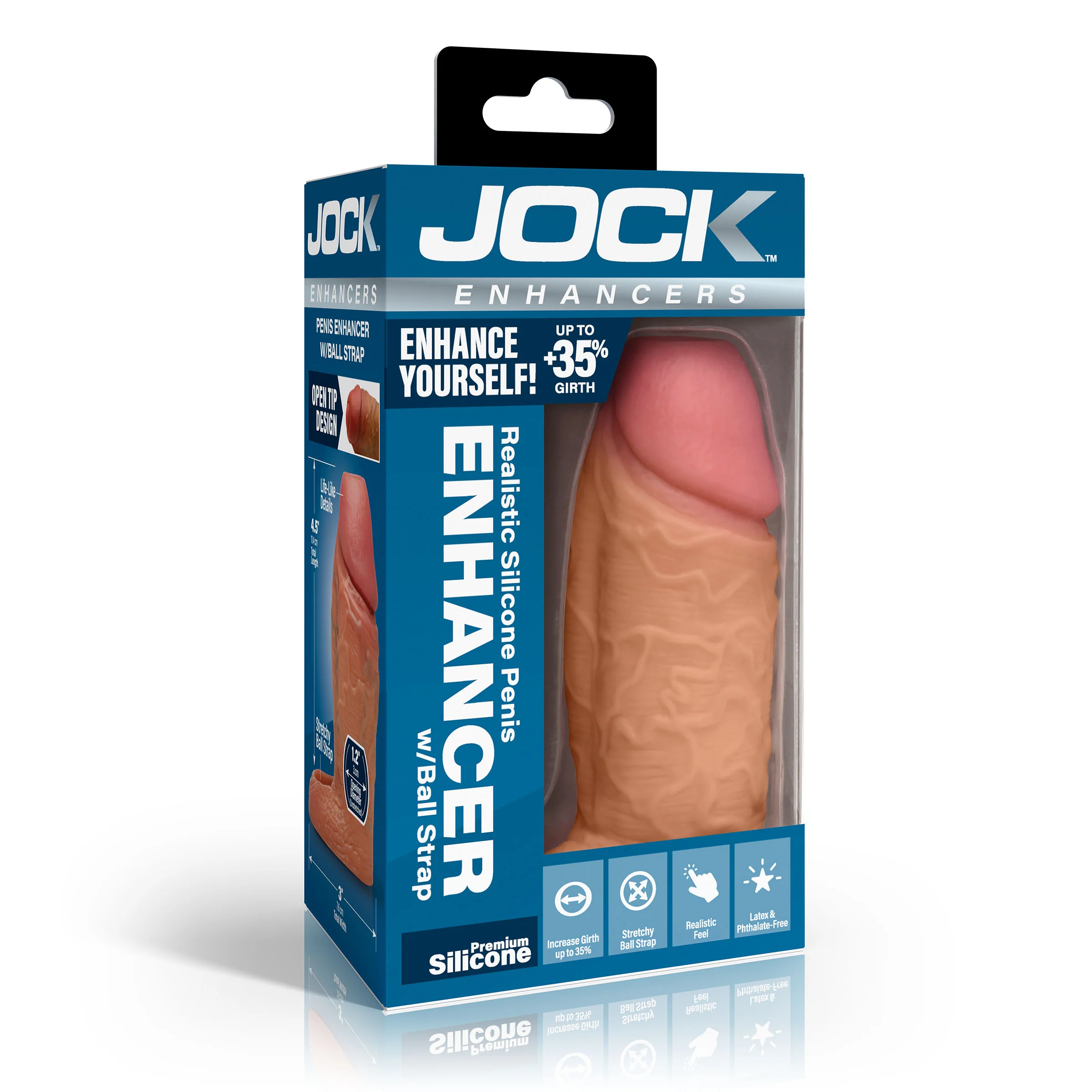 Enhancers Silicone Penis Extension Sleeve - Medium - Image 5