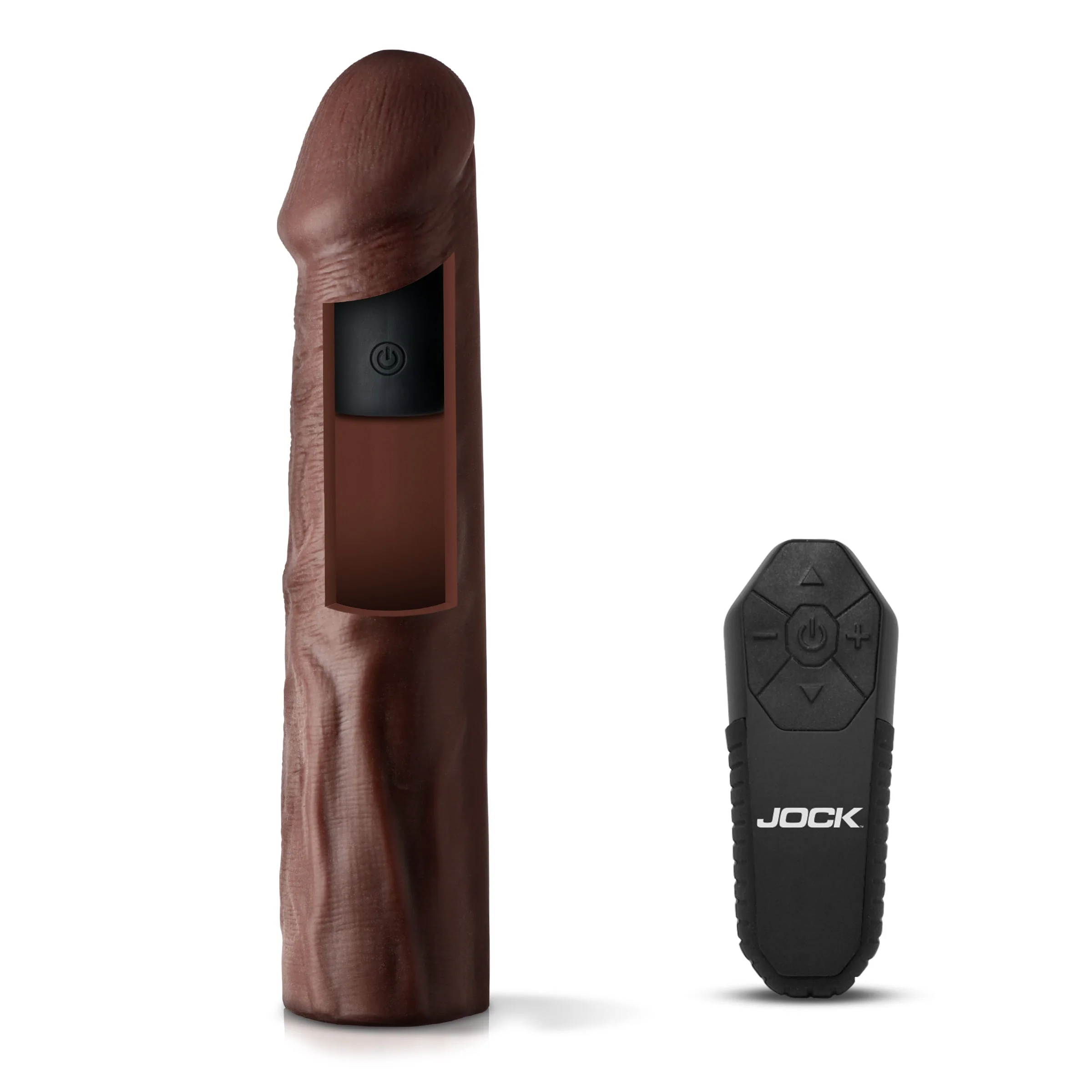 Enhancers Vibrating Penis Extension W/ Remote - Dark - Image 6