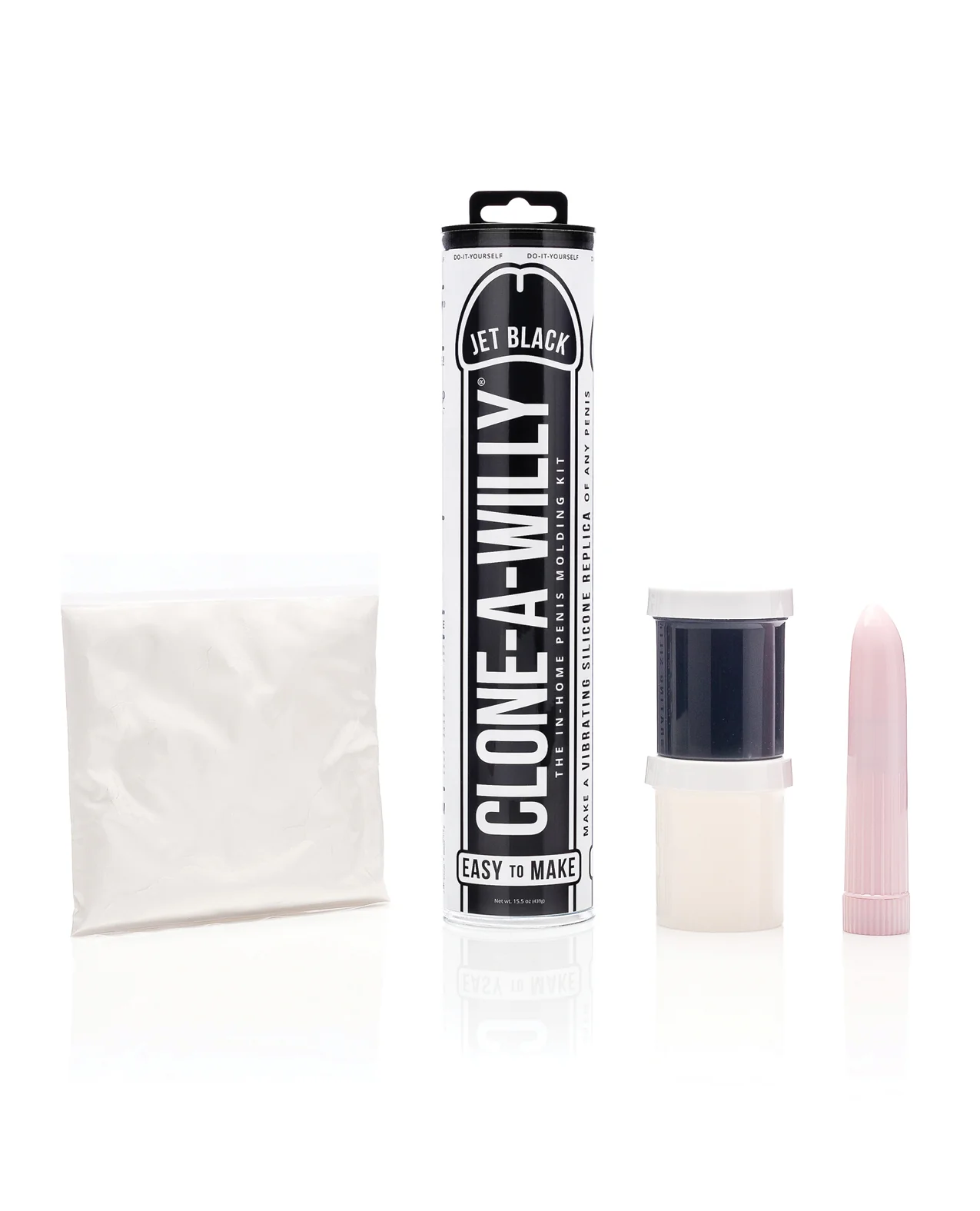 Clone-A-Willy Kit Vibrating - Jet Black - Image 3