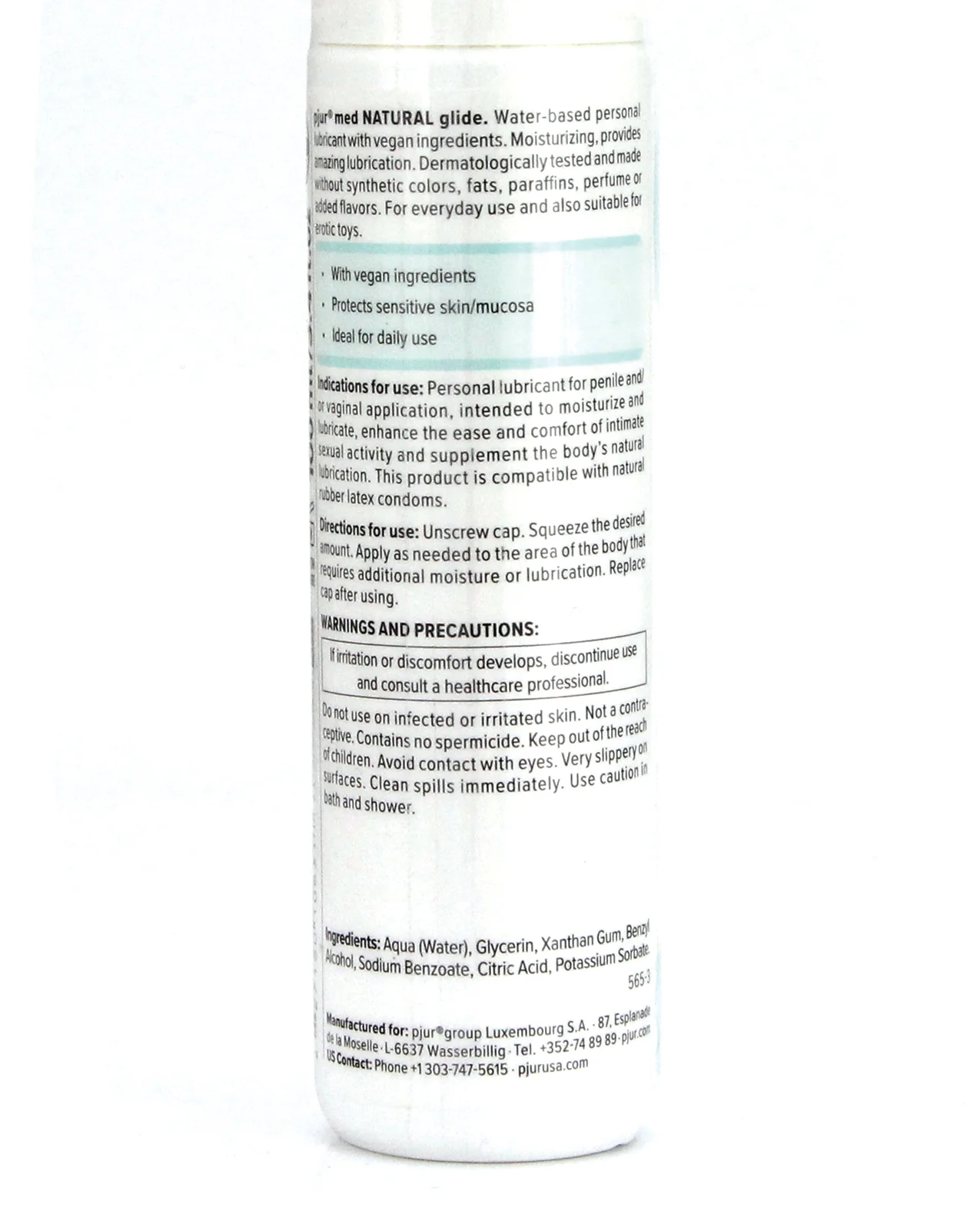 Pjur Med Natural Glide - 100 ml Bottle - Image 2