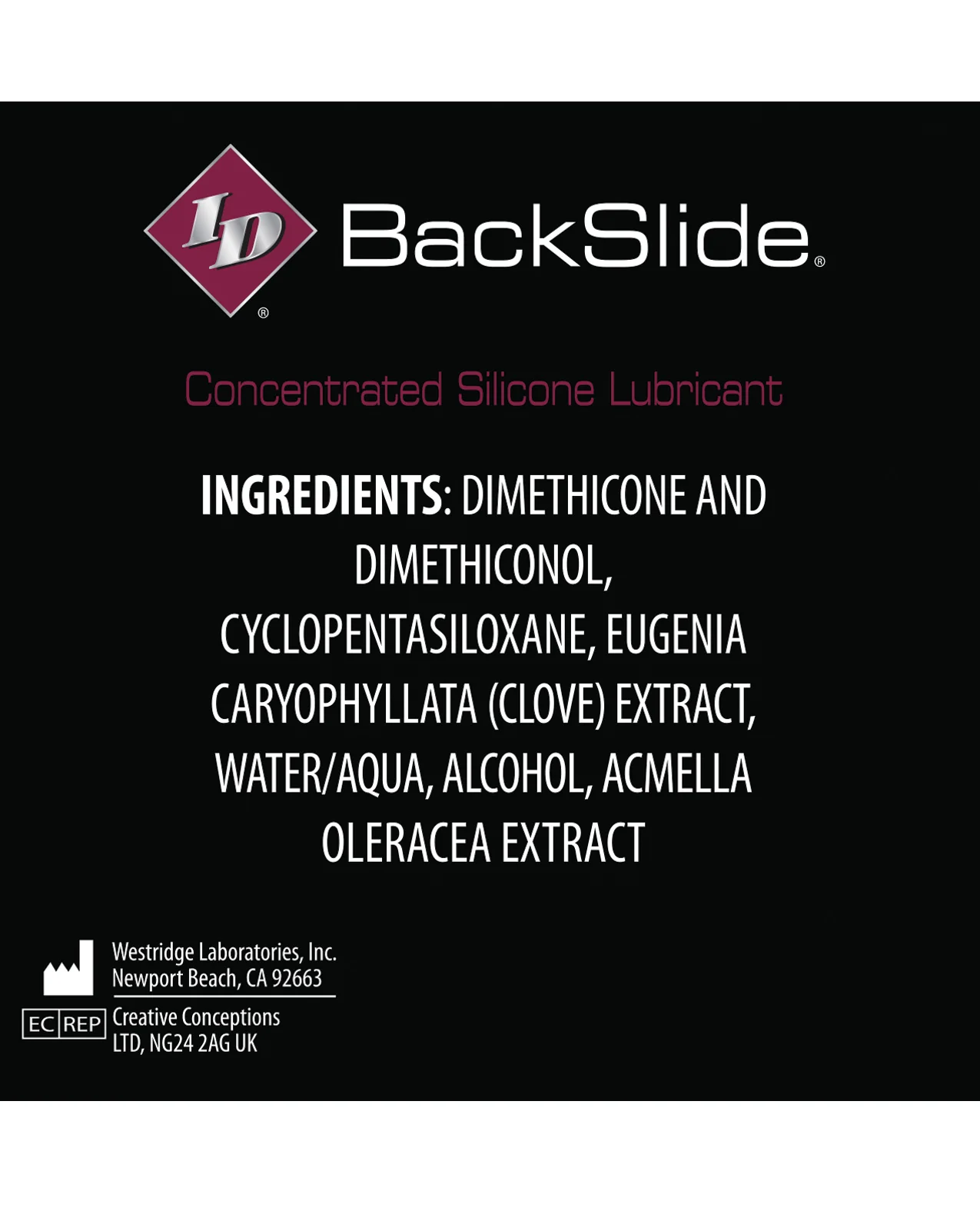 ID Backslide Anal Lubricant 1 oz - Image 2