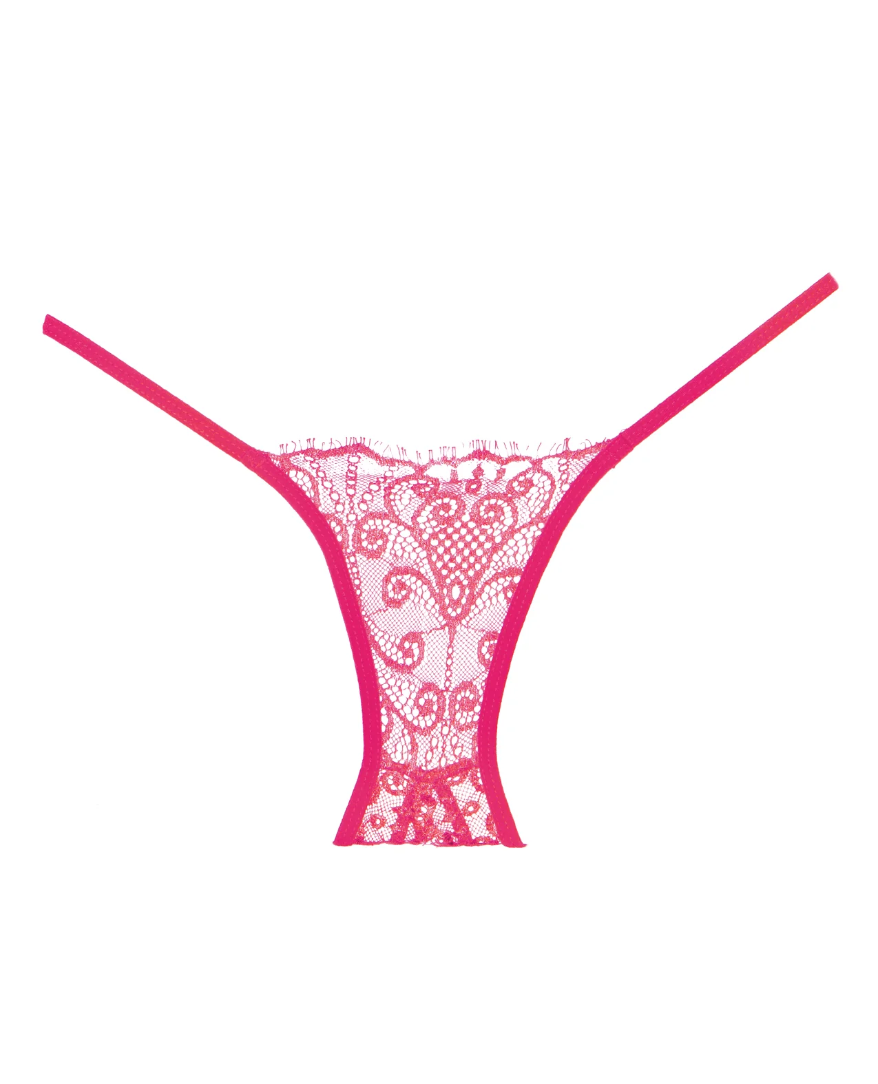 Adore Lace Enchanted Belle Panty Hot Pink O/S - Image 2