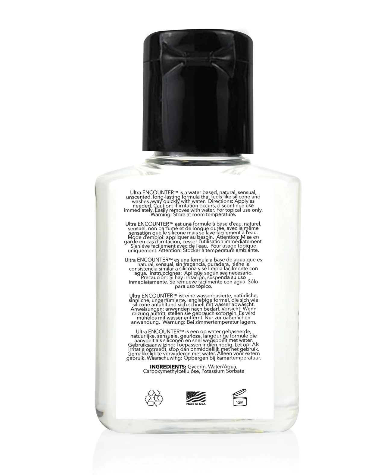 Encounter Ultra Glide Water Based Lubricant - 24 ml Bottle - Image 2