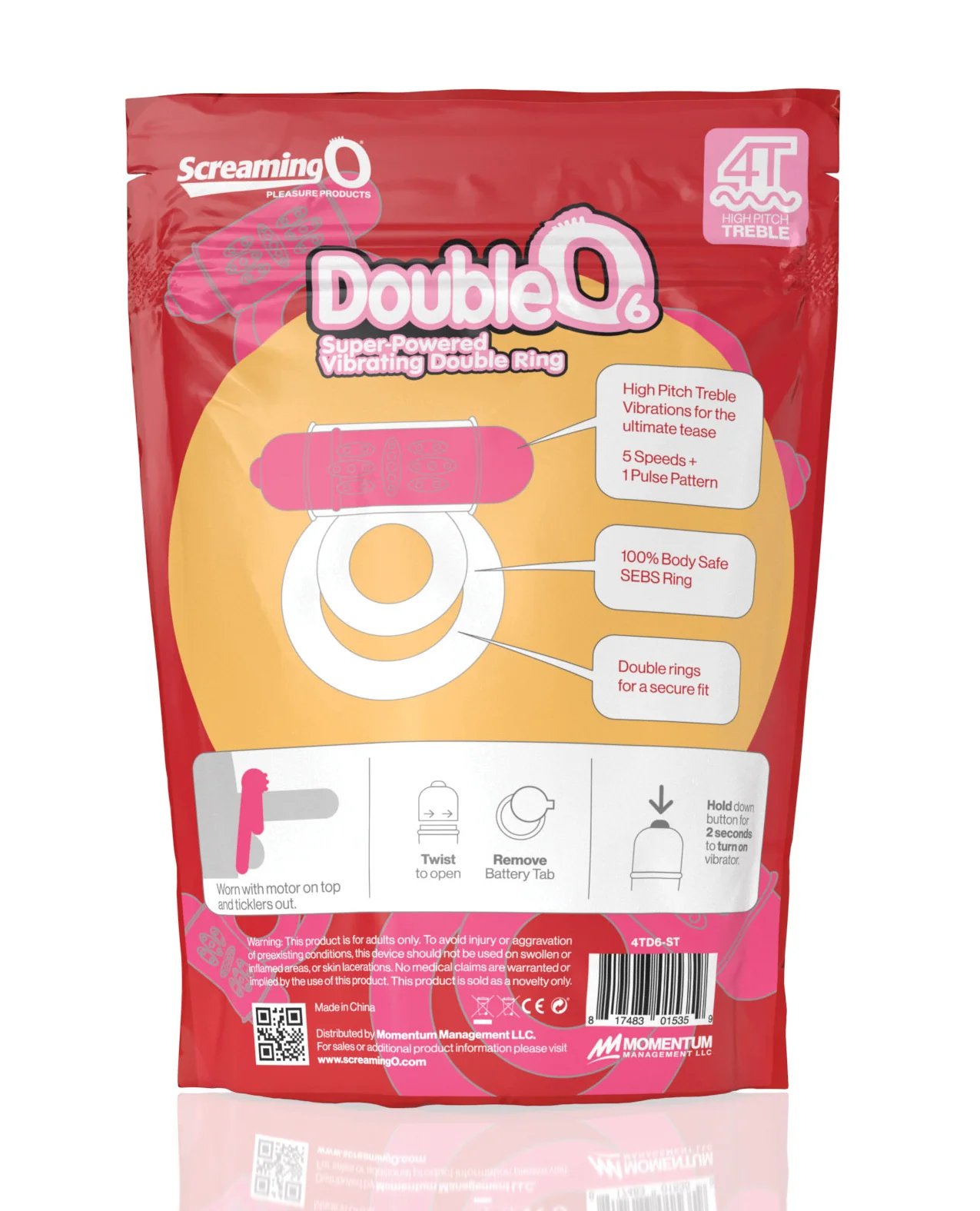 Screaming O 4T DoubleO 6 - Strawberry - Image 5