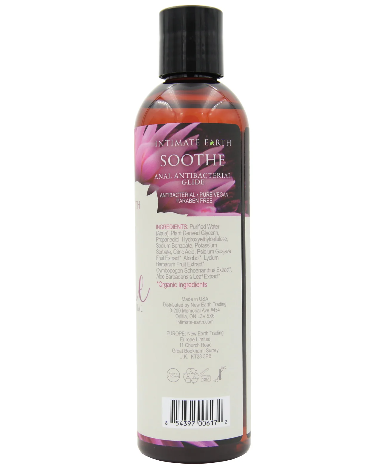 Intimate Earth Soothe Anti-Bacterial Anal Lubricant - 240 ml - Image 2