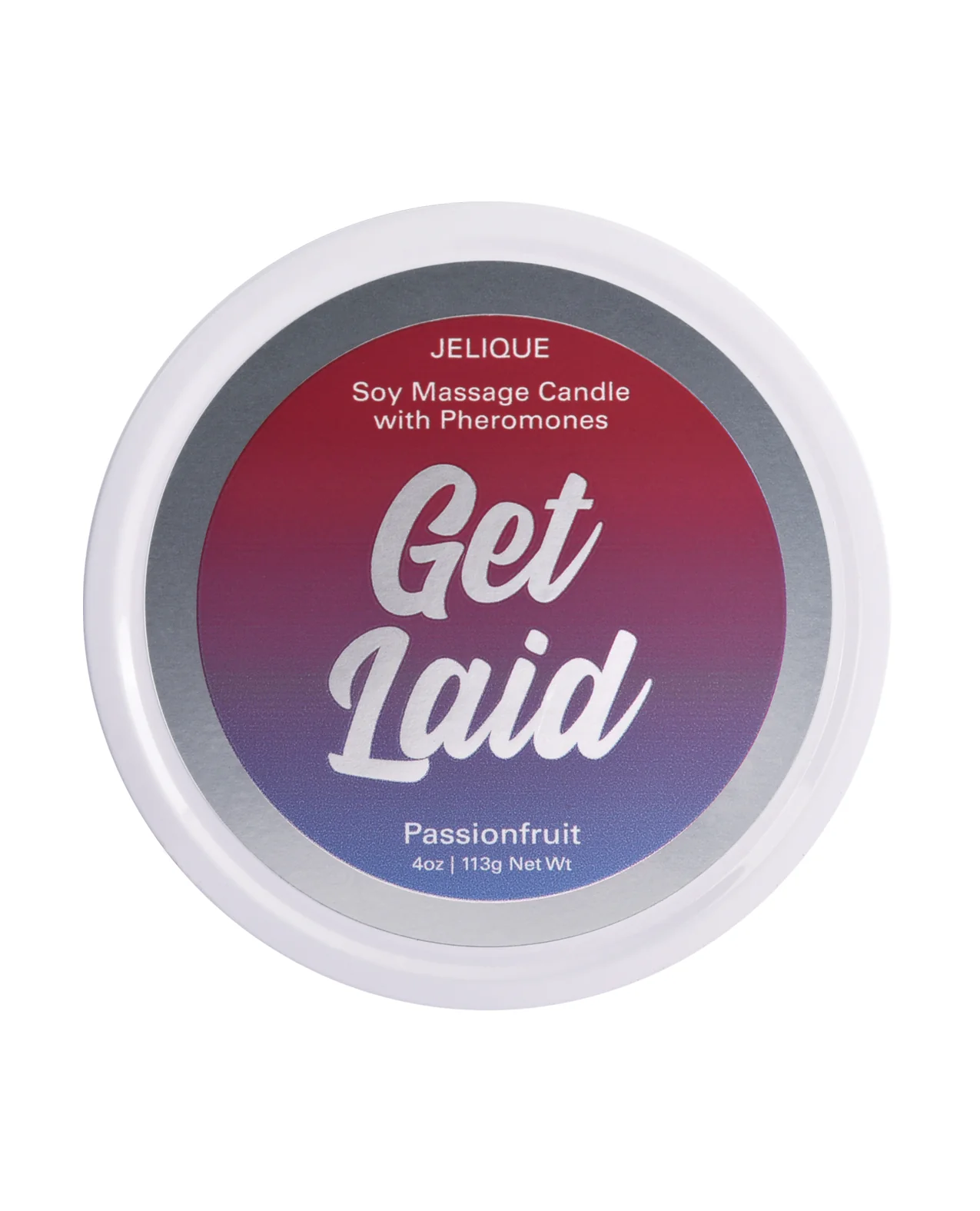 Jelique Massage Candle - 4 oz Get Laid Passion Fruit - Image 4