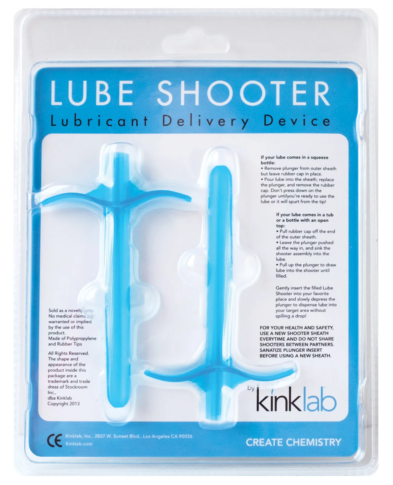 KinkLab Lube Shooter - Blue - Image 2