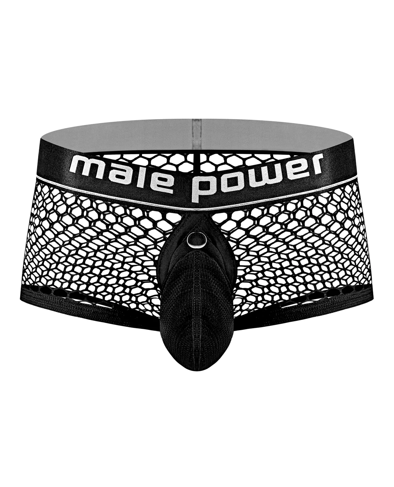 Cock Pit Fishnet Mini Cock Ring Short Black LG - Image 4