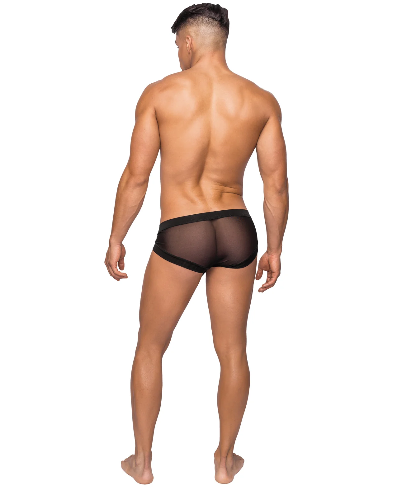 Hoser Stretch Mesh Micro Mini Short Black SM - Image 2
