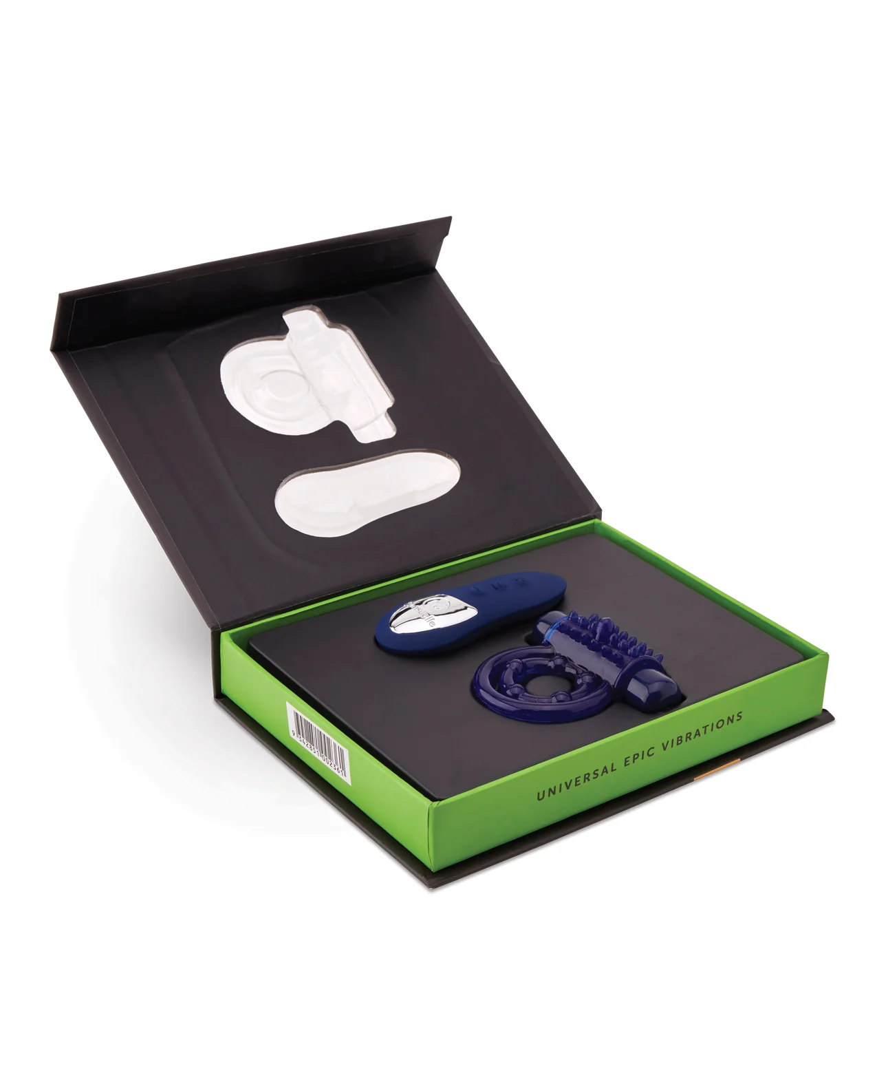 Nu Sensuelle Endure Ultra Flex Remote Control Rechargeable Bullet Ring - Blue - Image 4