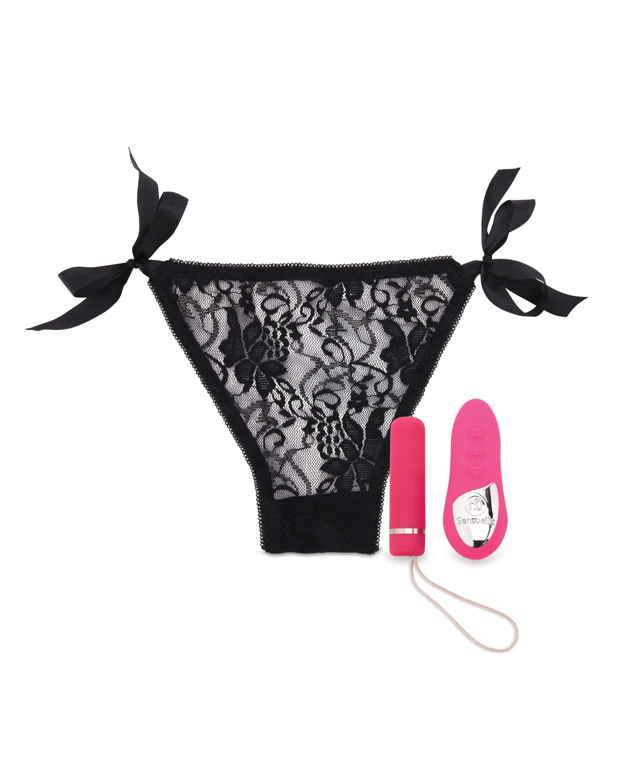 Nu Sensuelle Pleasure Panty Bullet w/Remote Control 15 Function - Pink - Image 2
