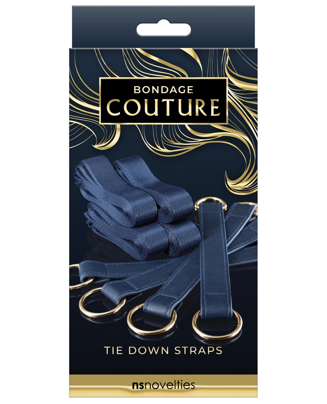 Bondage Couture Tie Down Straps - Blue - Image 2