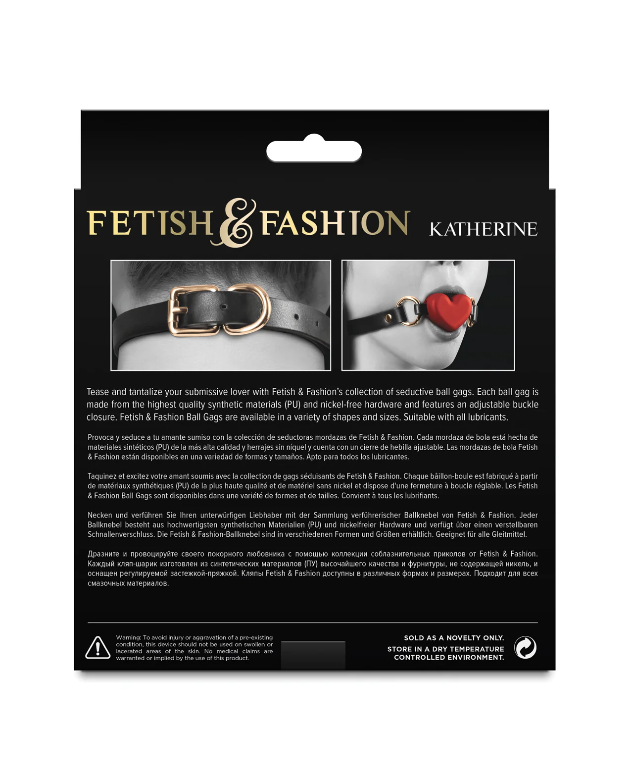 Fetish & Fashion Katherine Ball Gag - Red - Image 3