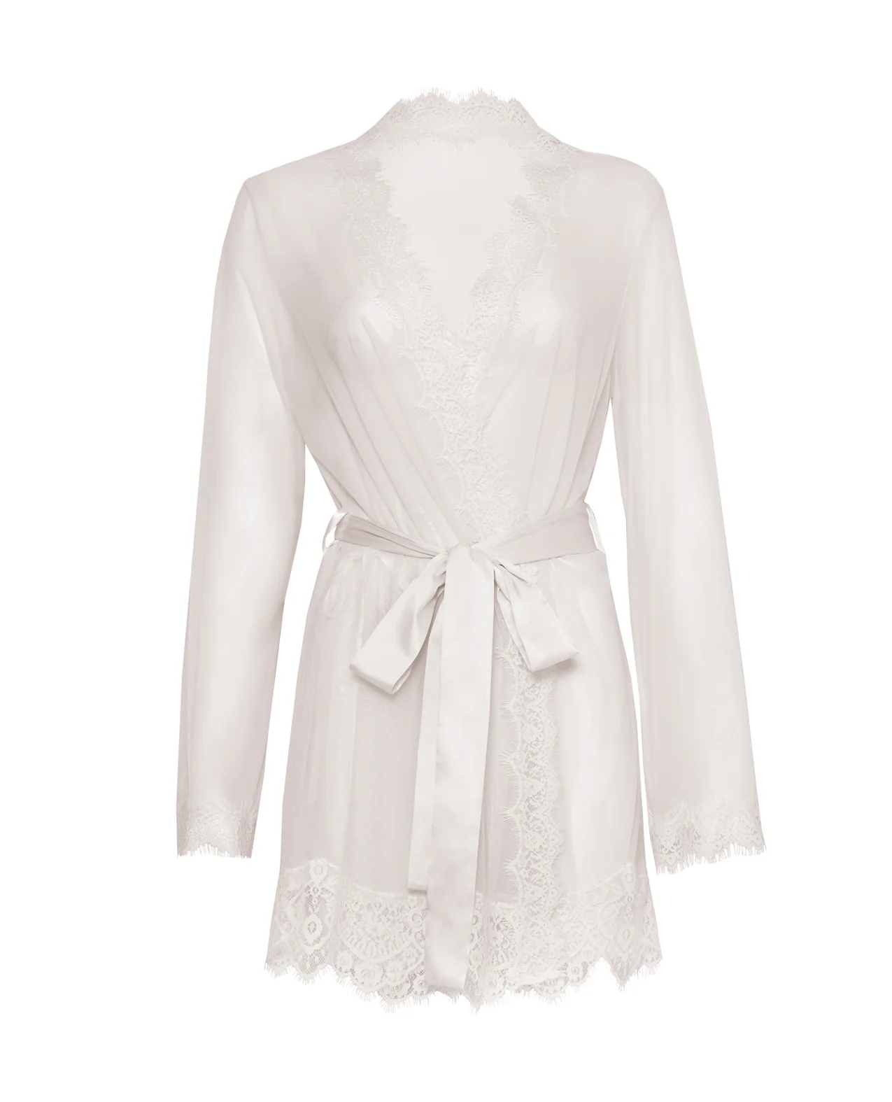 Provence Short Robe - White S/M - Image 3