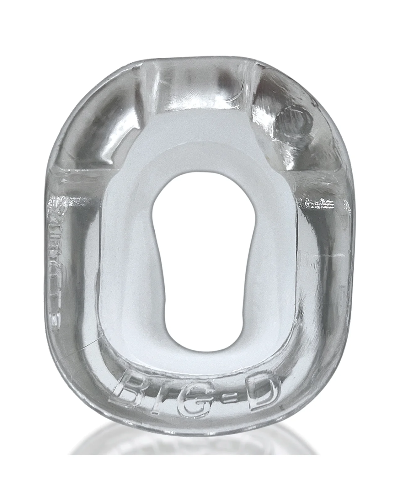 Oxballs Big D Cockring - Clear - Image 3