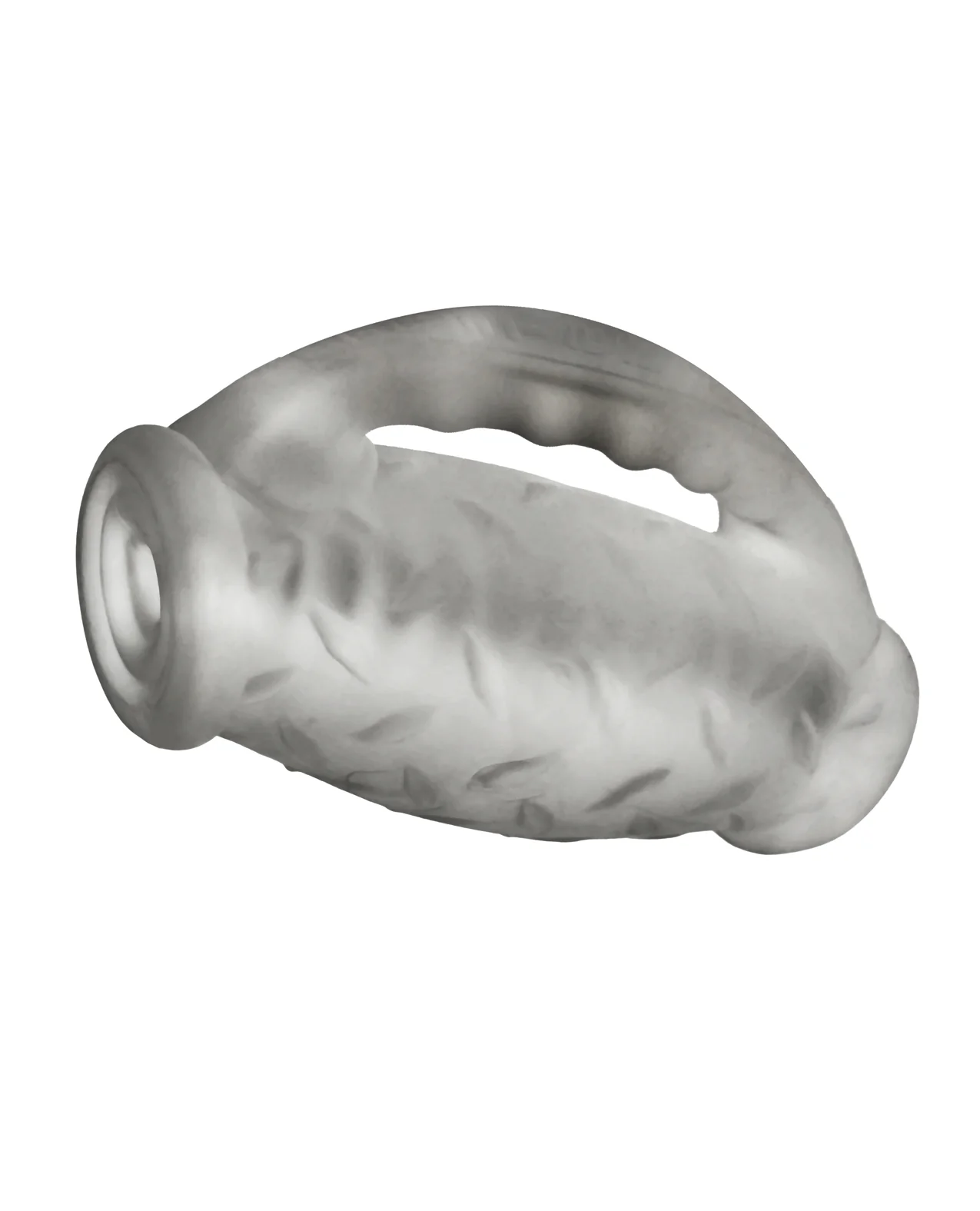 Oxballs MasterJack Double Penetration Stroker - Jo Clear Ice - Image 3