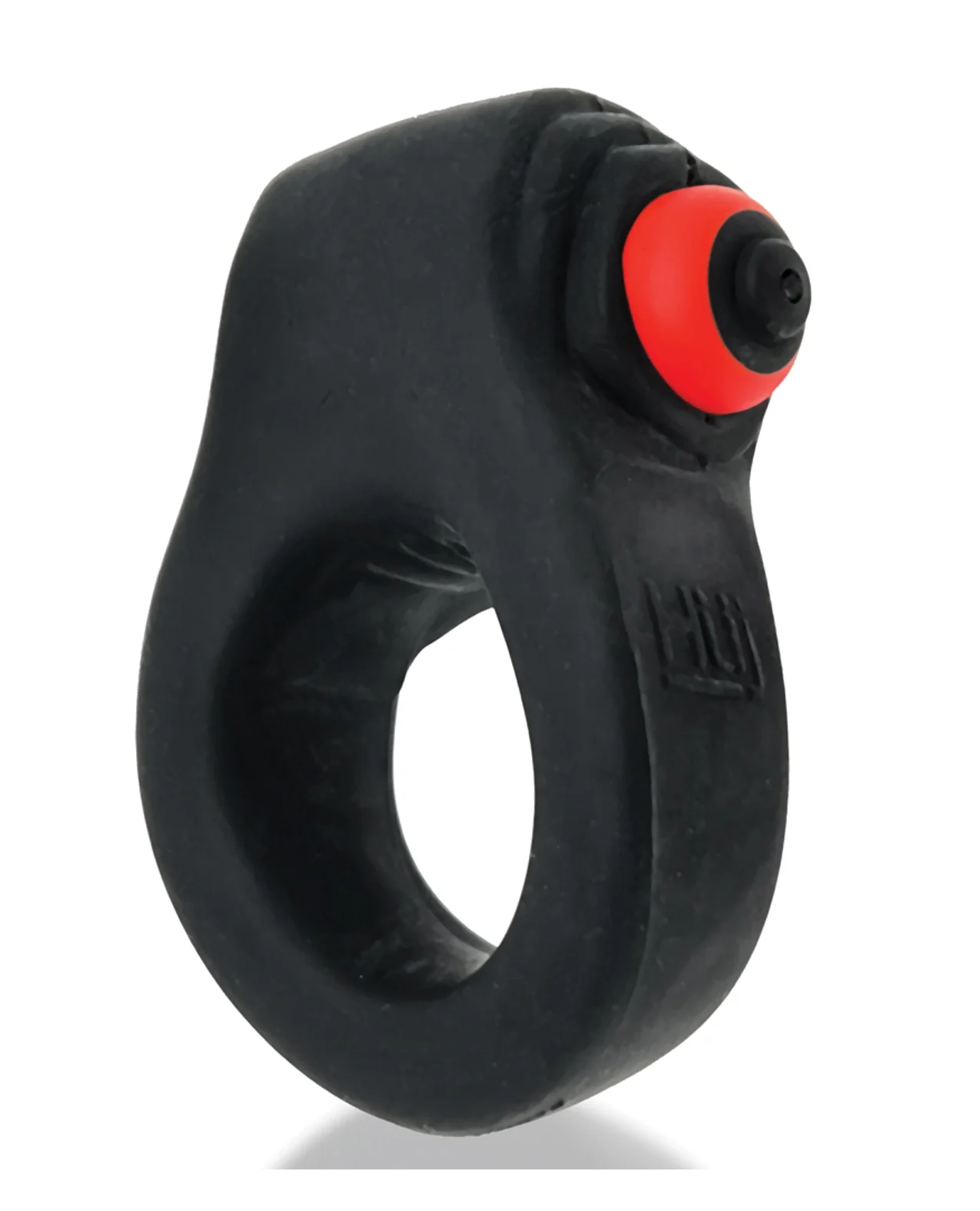 Hunky Junk Revring Cock Ring w/Vibe - Tar w/Red Vibe - Image 2