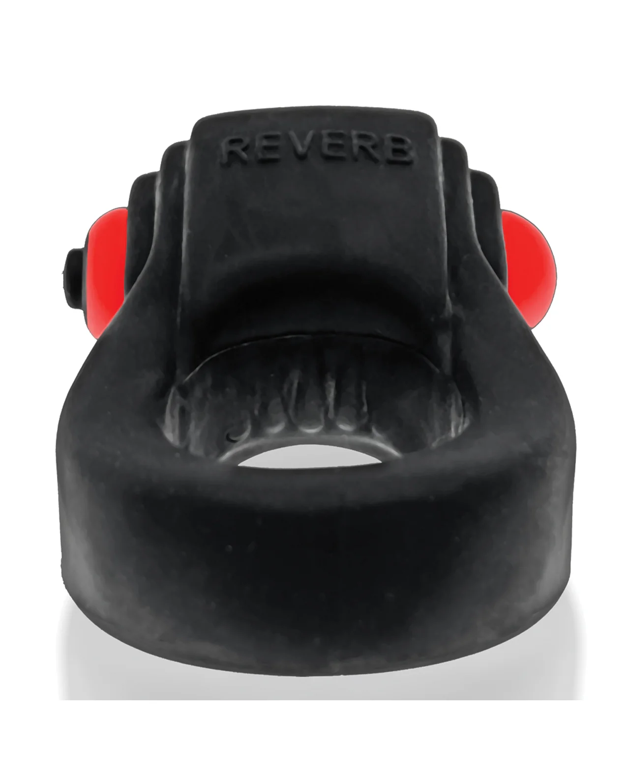 Hunky Junk Revring Cock Ring w/Vibe - Tar w/Red Vibe - Image 4
