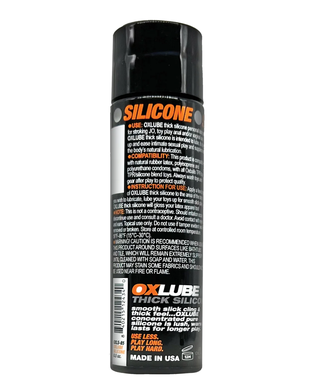 Ox Balls OXLube Thick Silicone - 4.4 oz - Image 2