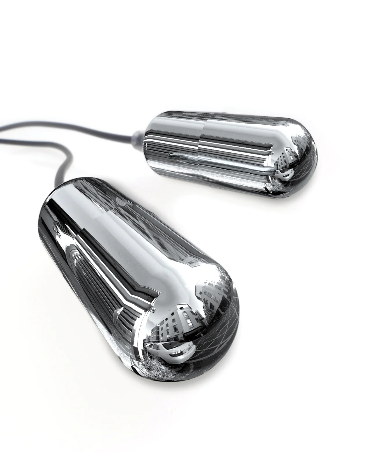 Classix Dual Vibrating Head Teaser - Black/Smoke - Image 3