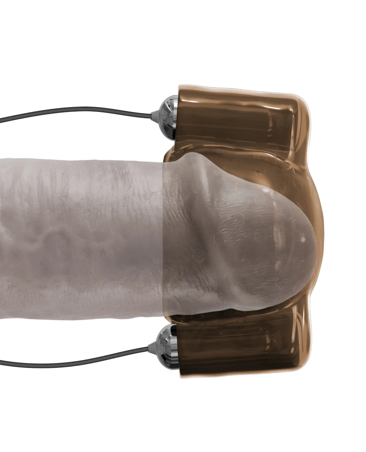 Classix Dual Vibrating Head Teaser - Black/Smoke - Image 4