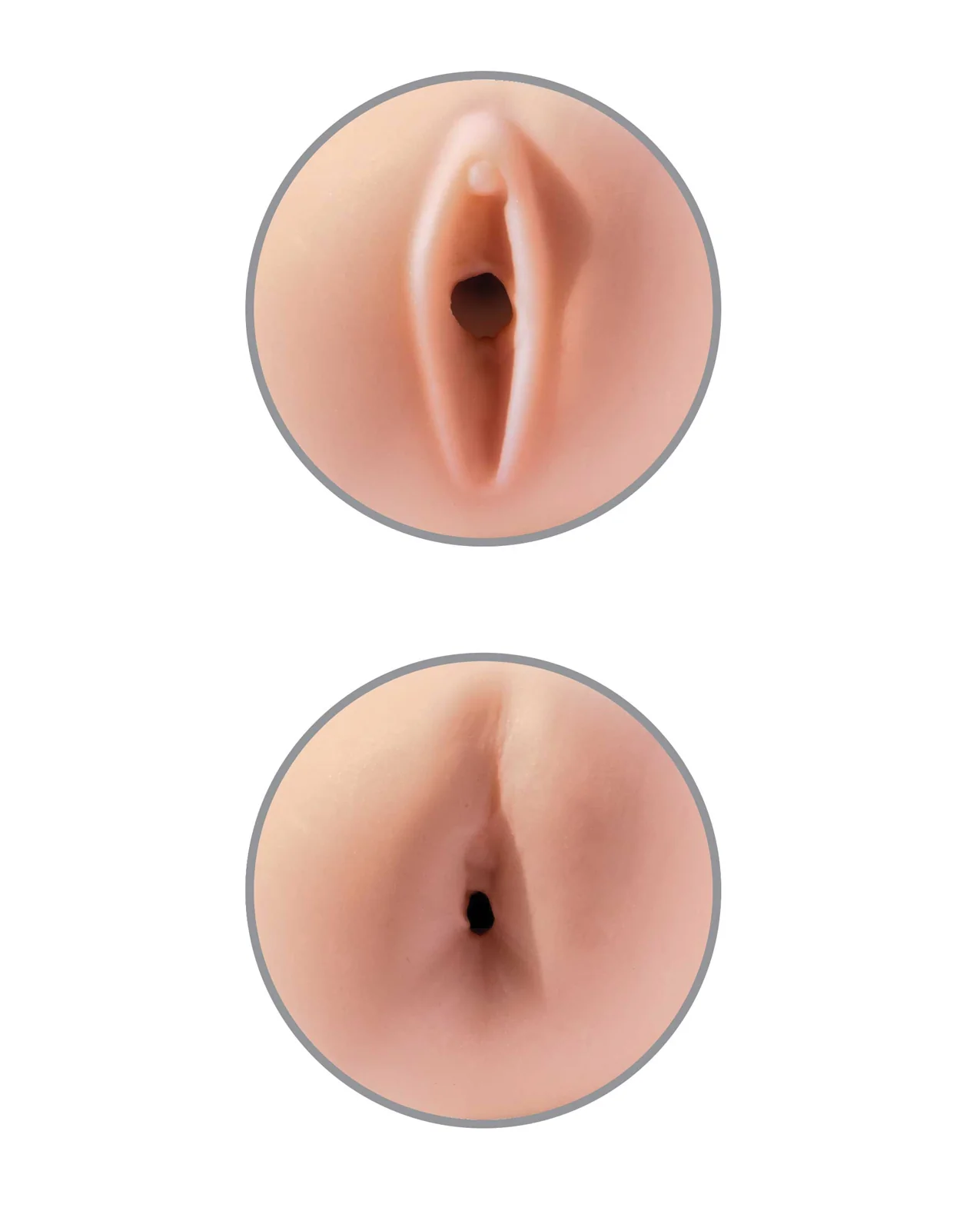 Pipedream Extreme Toyz Tight Grip Dual Density Squeezable Strokers - Pussy & Ass - Image 5