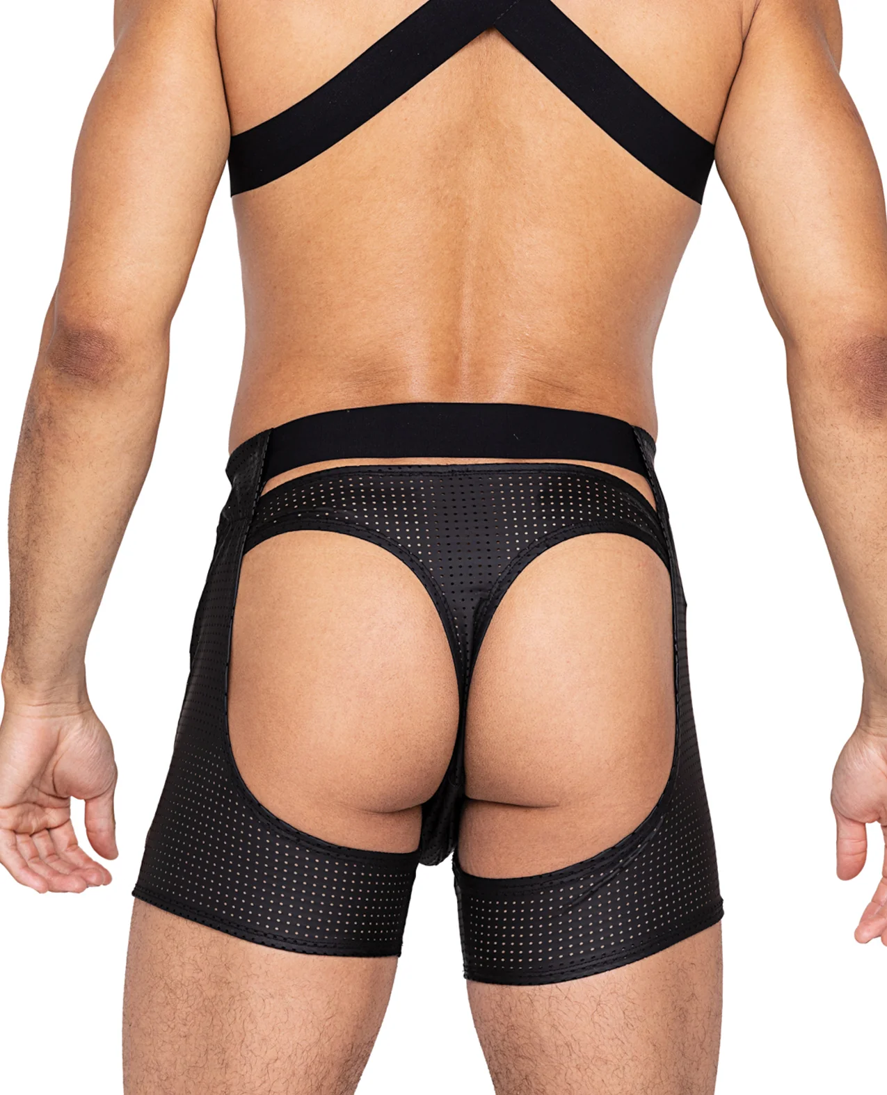 Master Thong w/Contoured Pouch Black MD - Image 3