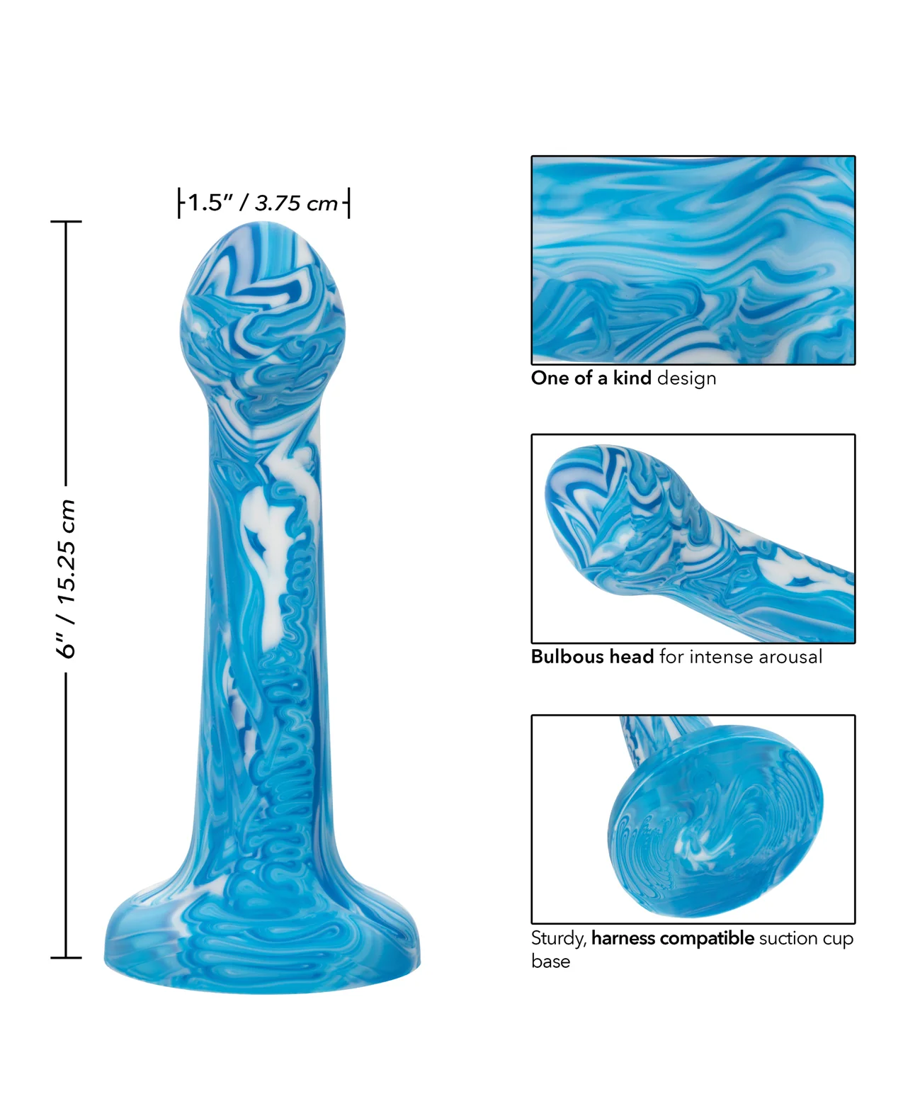 Twisted Love Twisted Bulb Tip Probe - Blue - Image 4