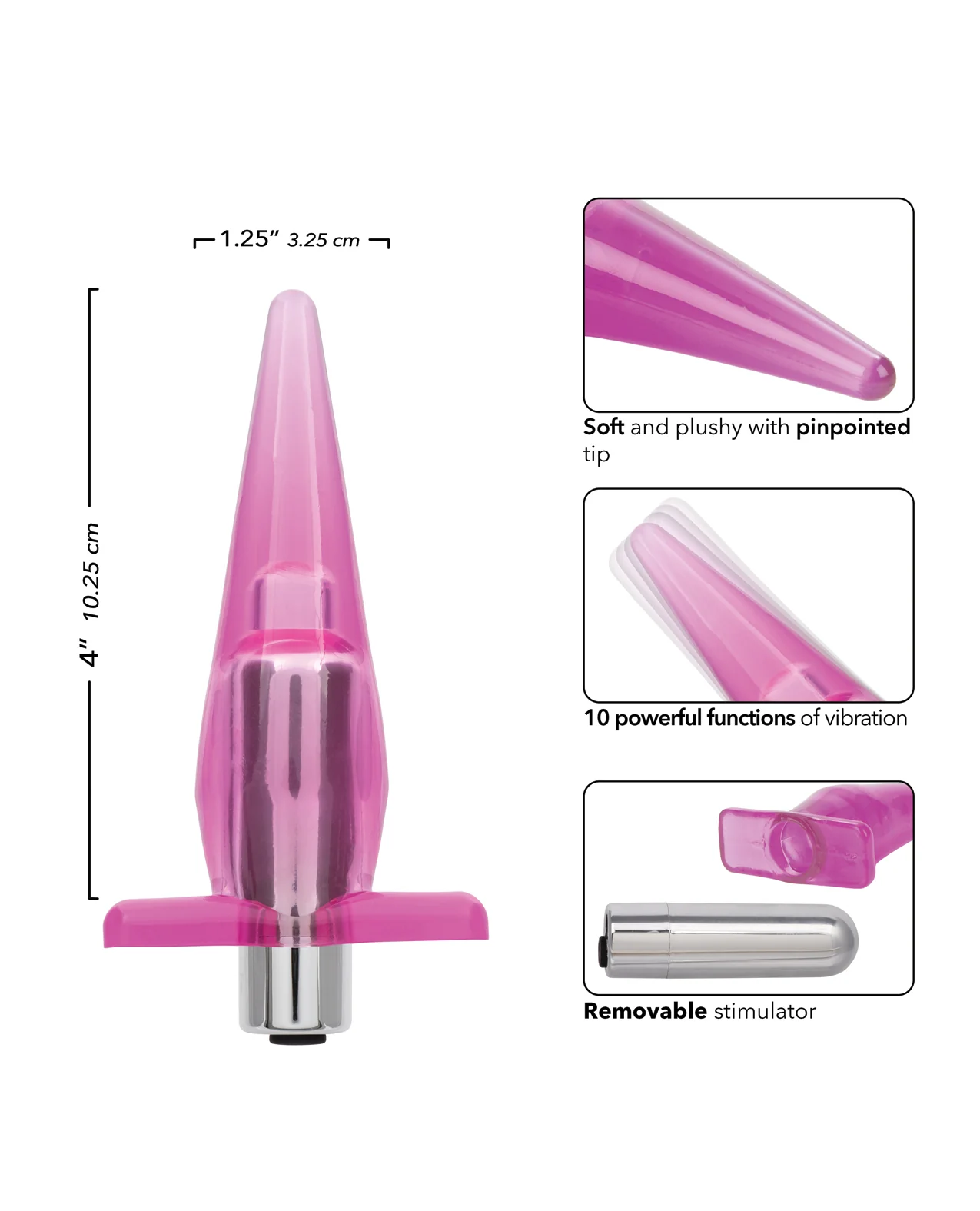 Mini Vibro Tease - Pink - Image 5