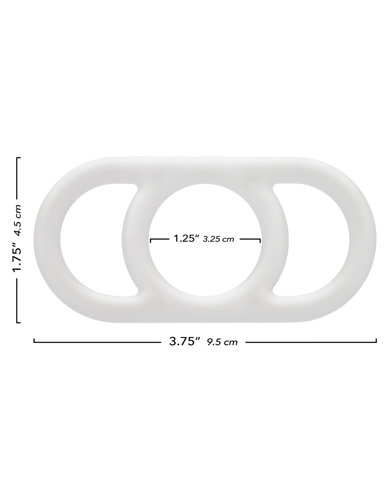 Alpha Liquid Silicone Commander Cock Ring - Natural - Image 3
