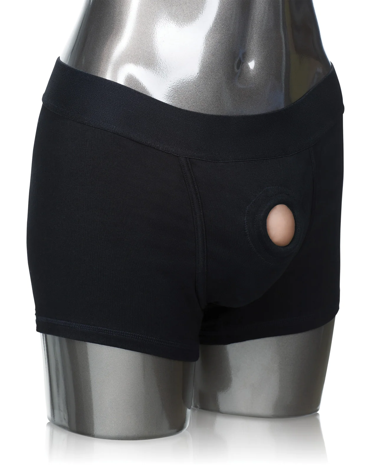 Packer Gear Boxer Brief Harness XL/2XL - Black - Image 3