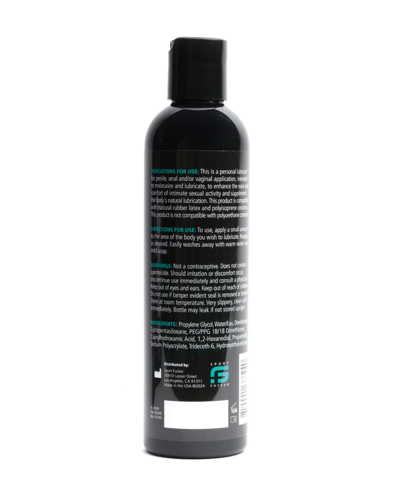 Sport Fucker Hybrid Lubricant - 8 oz - Image 2
