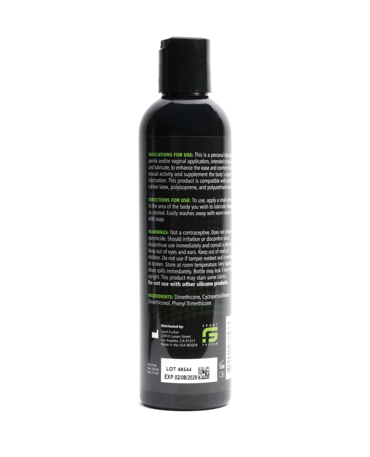 Sport Fucker Silicone Lubricant - 8 oz - Image 2