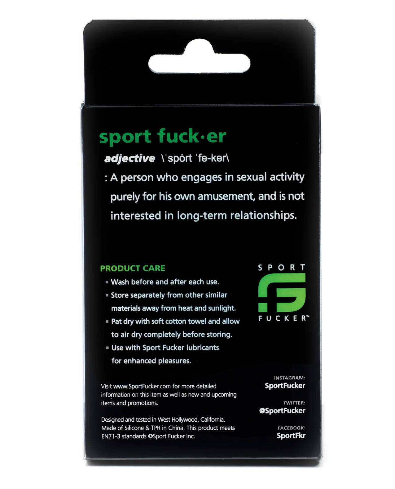 Sport Fucker Cock Plug - Black - Image 3