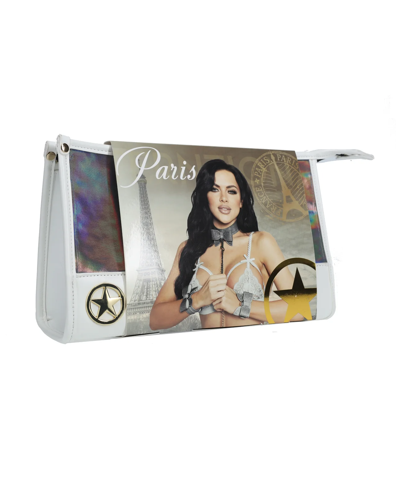 Shots Ouch! Paris Collection Bondage Kit w/Bag - Gray