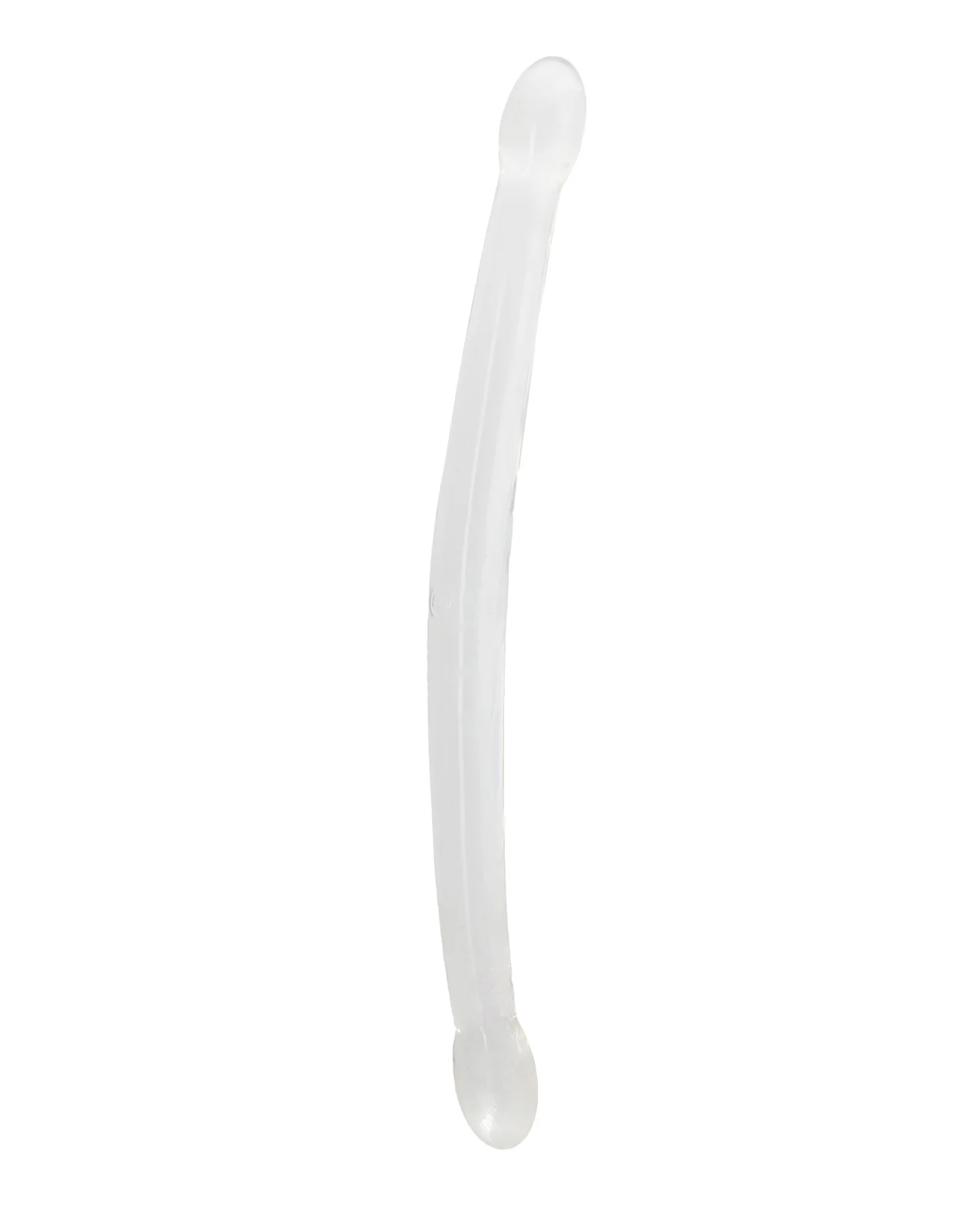 Shots RealRock Crystal Clear 17" Double Dildo - Transparent - Image 2