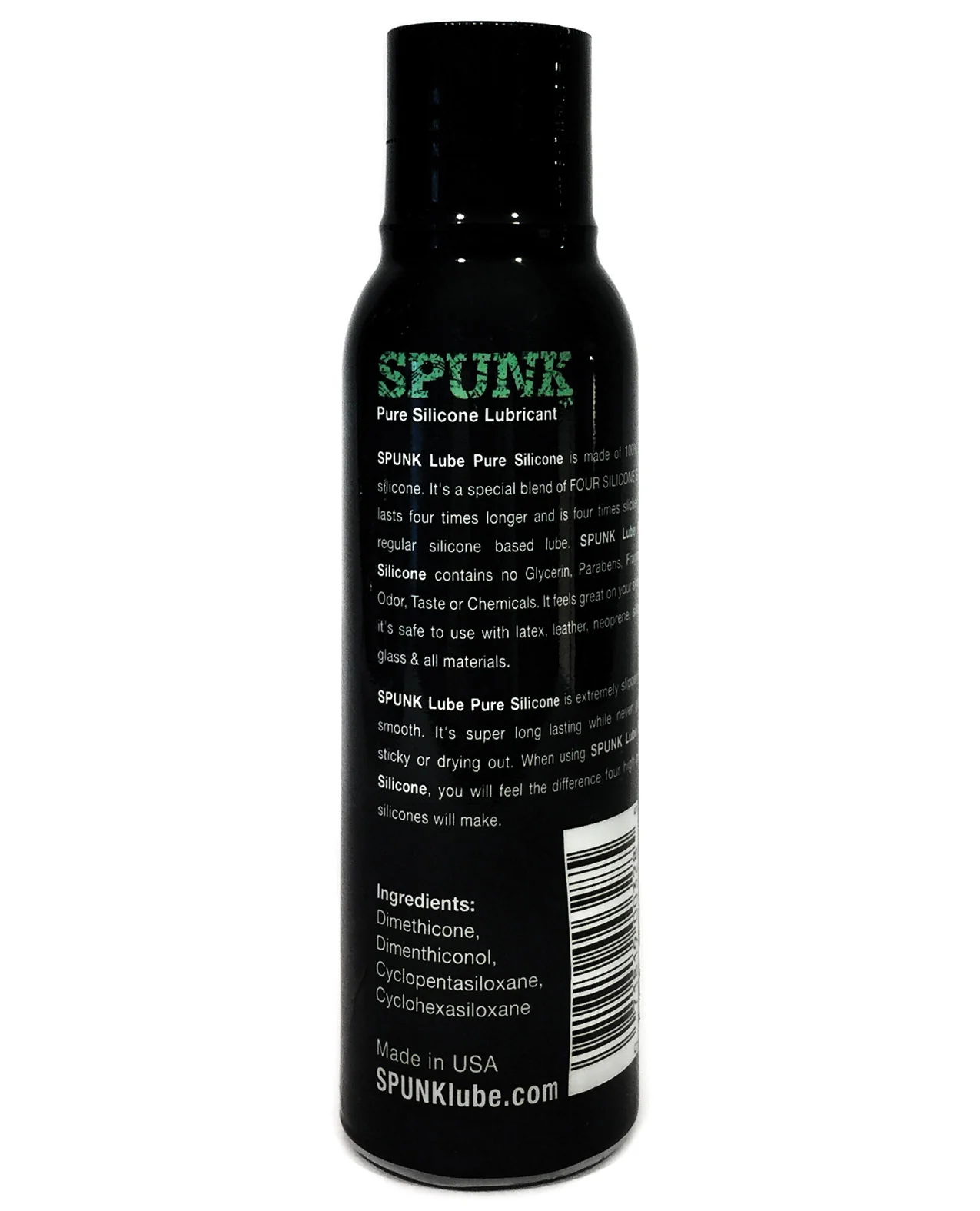 Spunk Pure Silicone Lube - 4 oz - Image 2