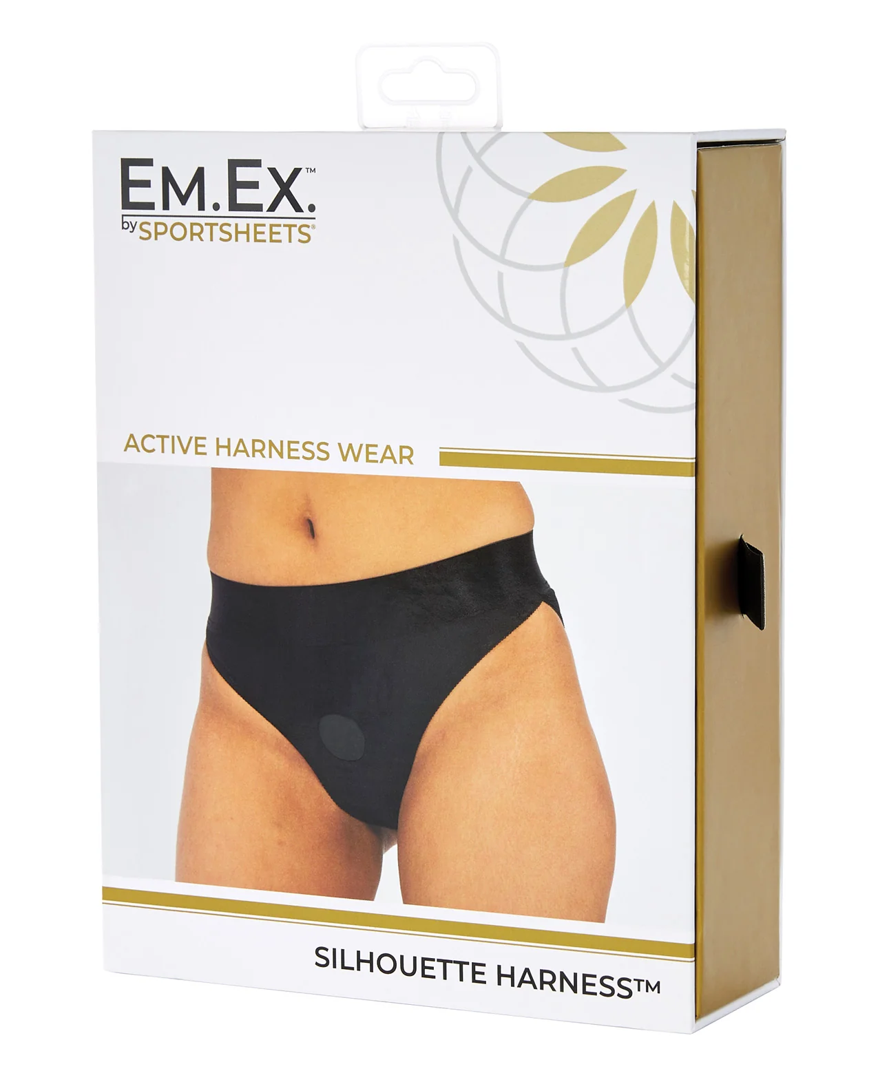 Sportsheets Em.Ex. Silhouette Harness XXX-Large - Black - Image 5
