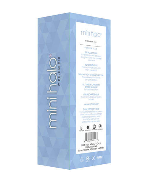 Mini Halo Wireless 20x Wand - Powder Blue - Image 3