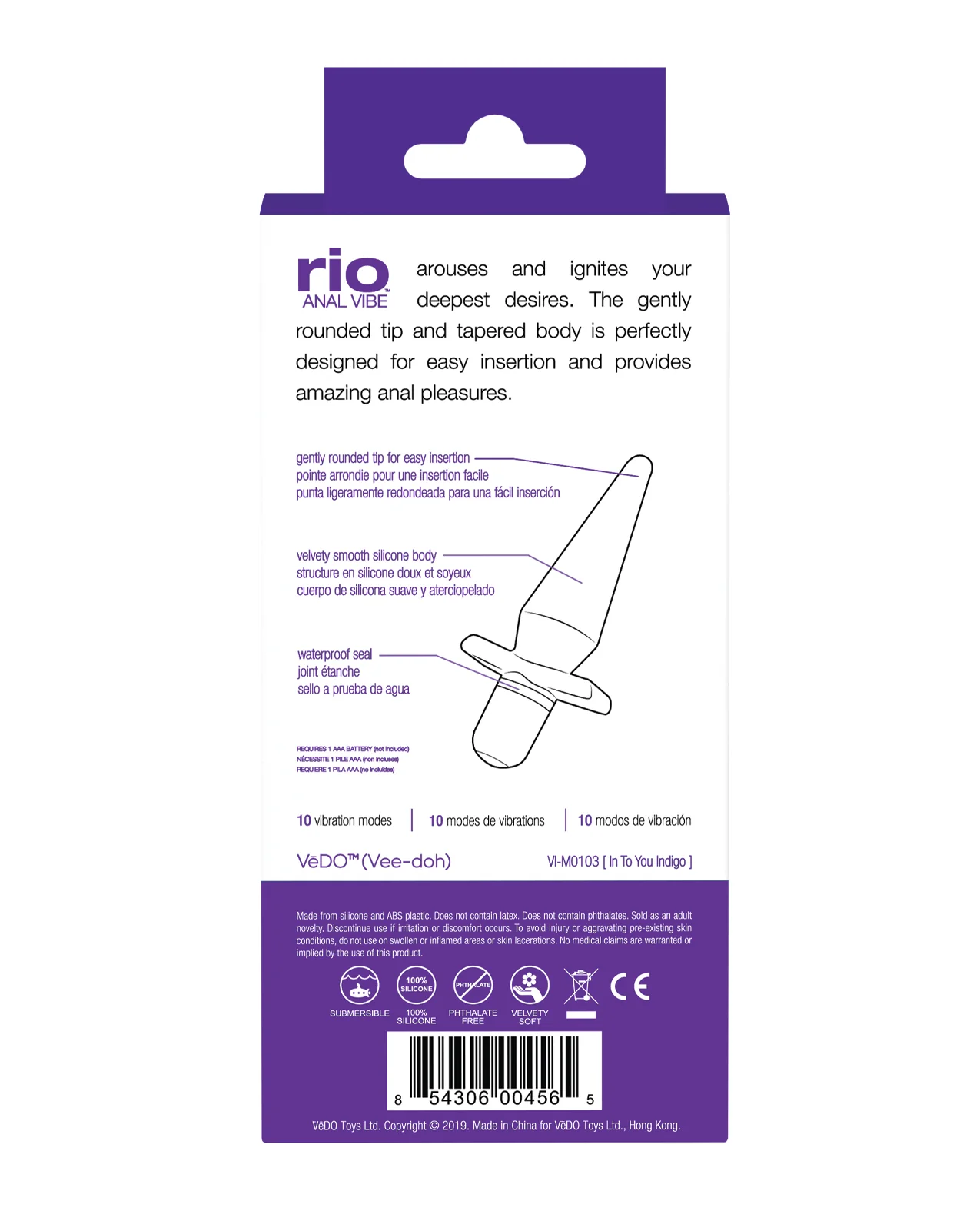 VeDO Rio Anal Vibe - Into You Indigo - Image 5